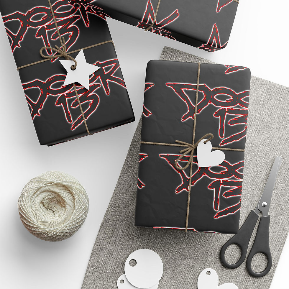 Door 13 Graphic Wrapping Paper