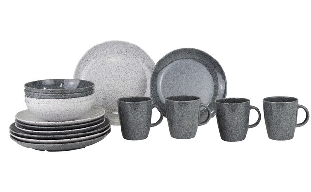 Geschirrset Classic Line Granite 16-tlg.