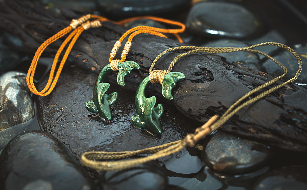 Thumbnail: Shark Pendant - NZ Jade Greenstone Pounamu