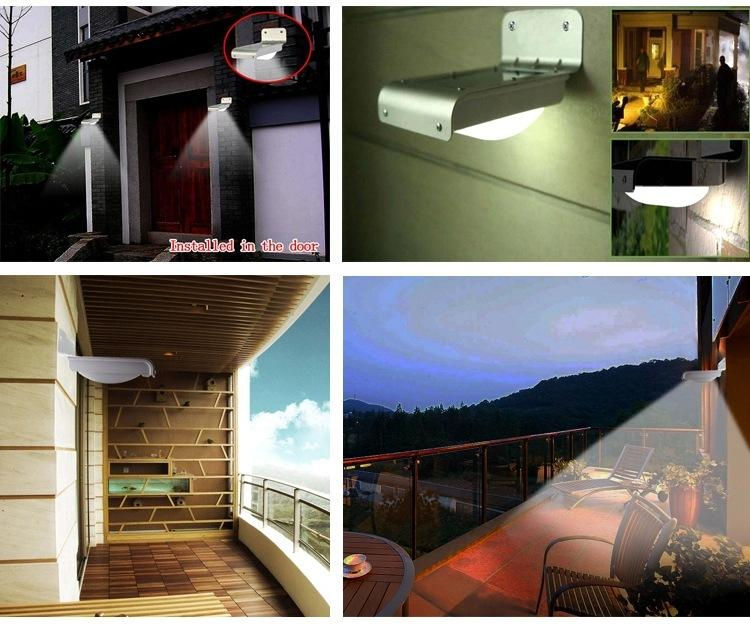 Thumbnail: Solar Panel LED Wall Lamp