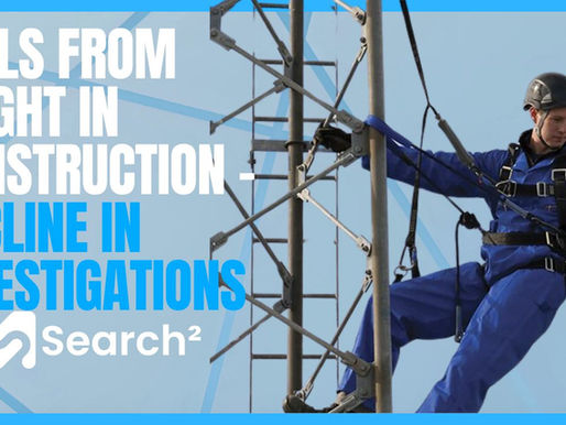 Falls from Height in Construction - Significant Decline in Investigations
