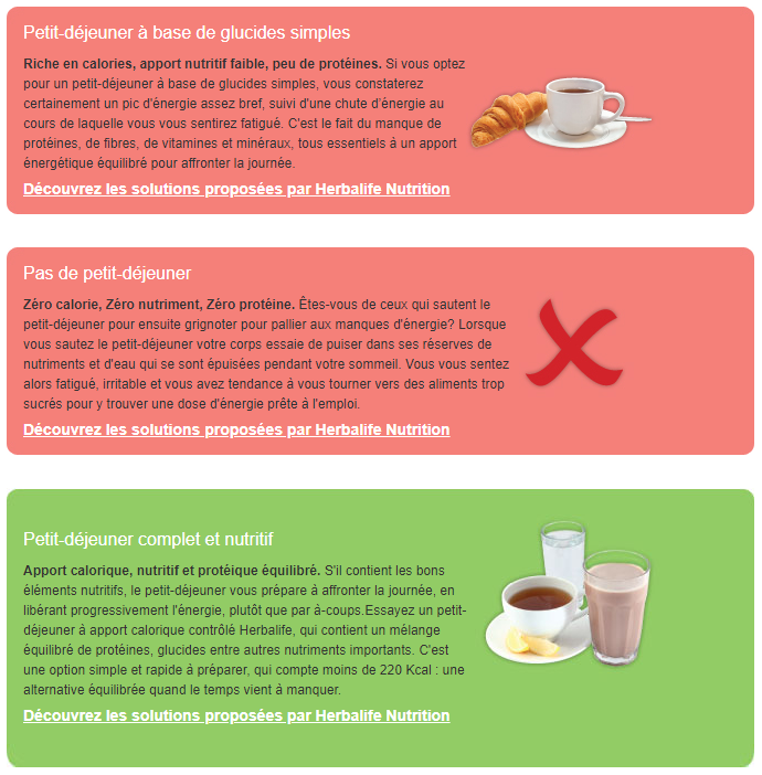 Petit déjeuner