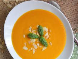 Krem z batatow z oliwa cytrynowa