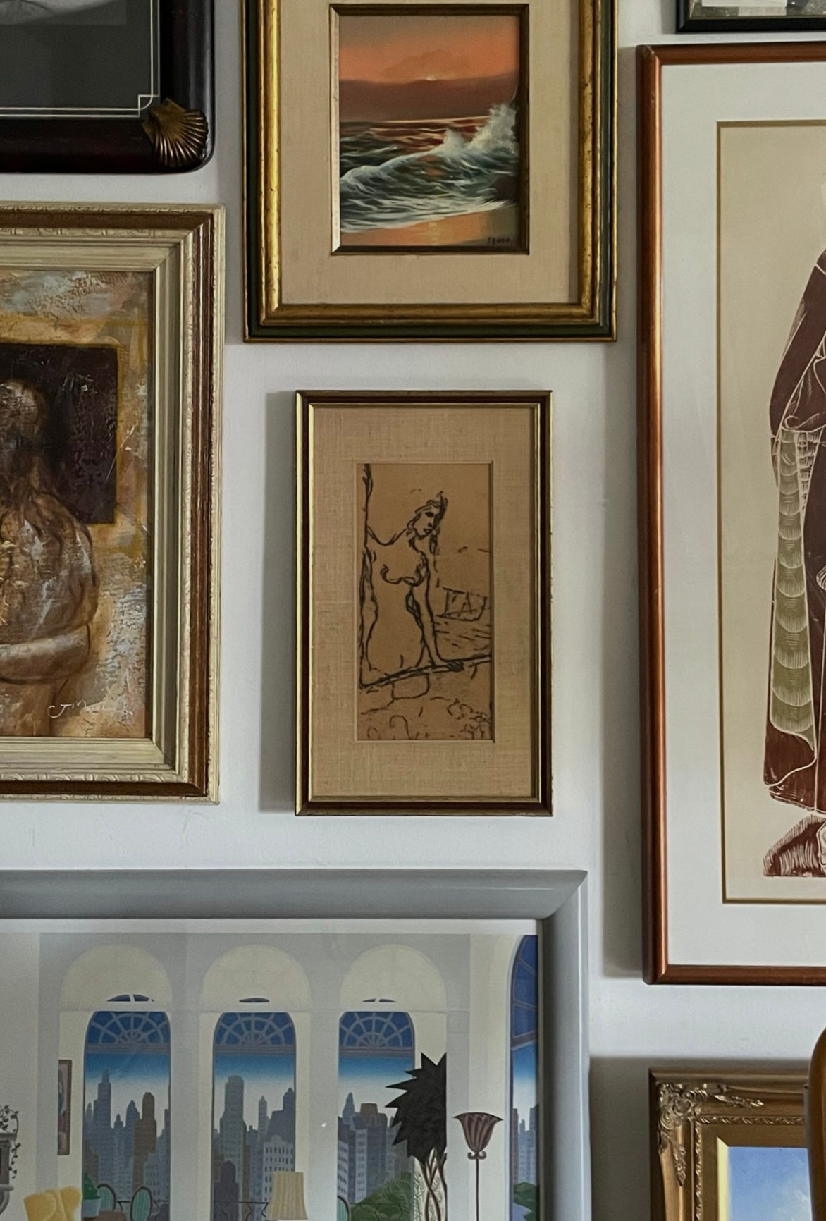 Mid-Century Nude Print