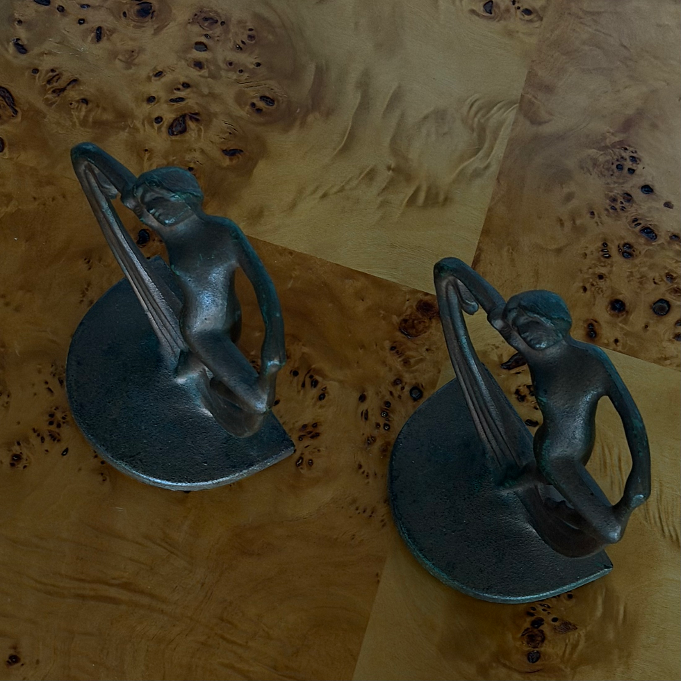 Thumbnail: 1930s Art Deco Bookend Pair