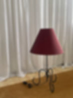Thumbnail: Sculptural Metal Table Lamp