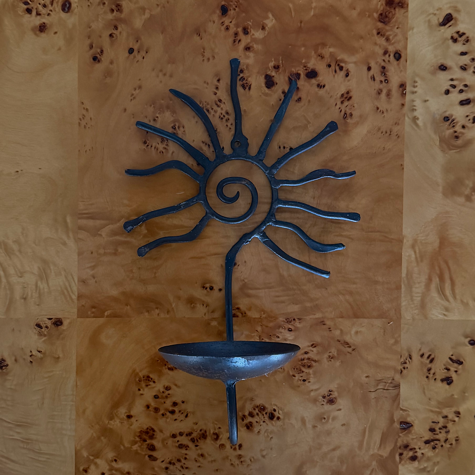 Thumbnail: Cast Iron Sun Candleholder