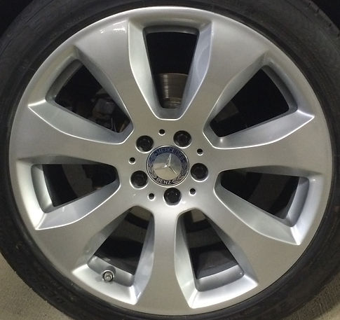 Curb rash wheel repair