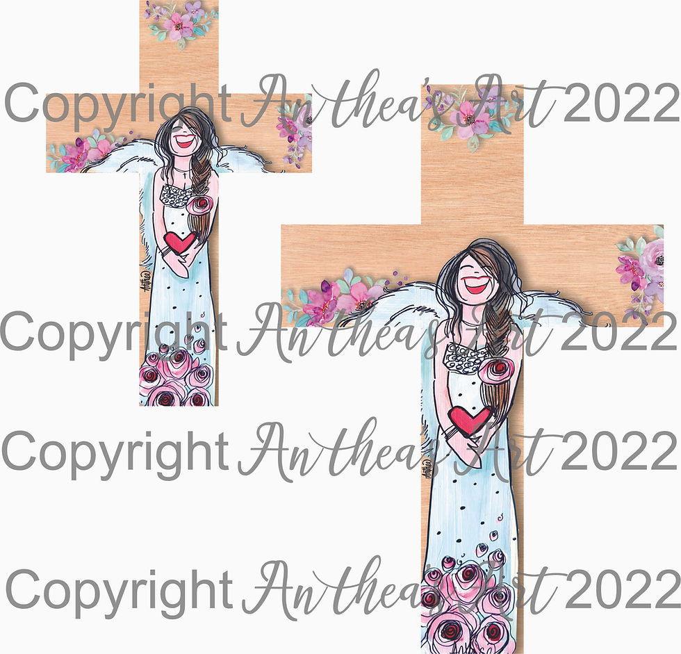 Laughing Angel cross 2024