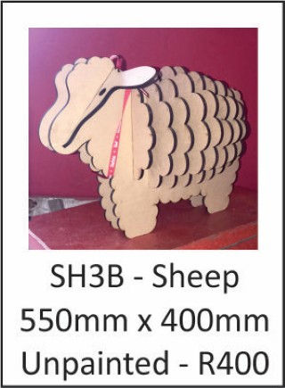 Sheep 550mm x 400mm Unpainted