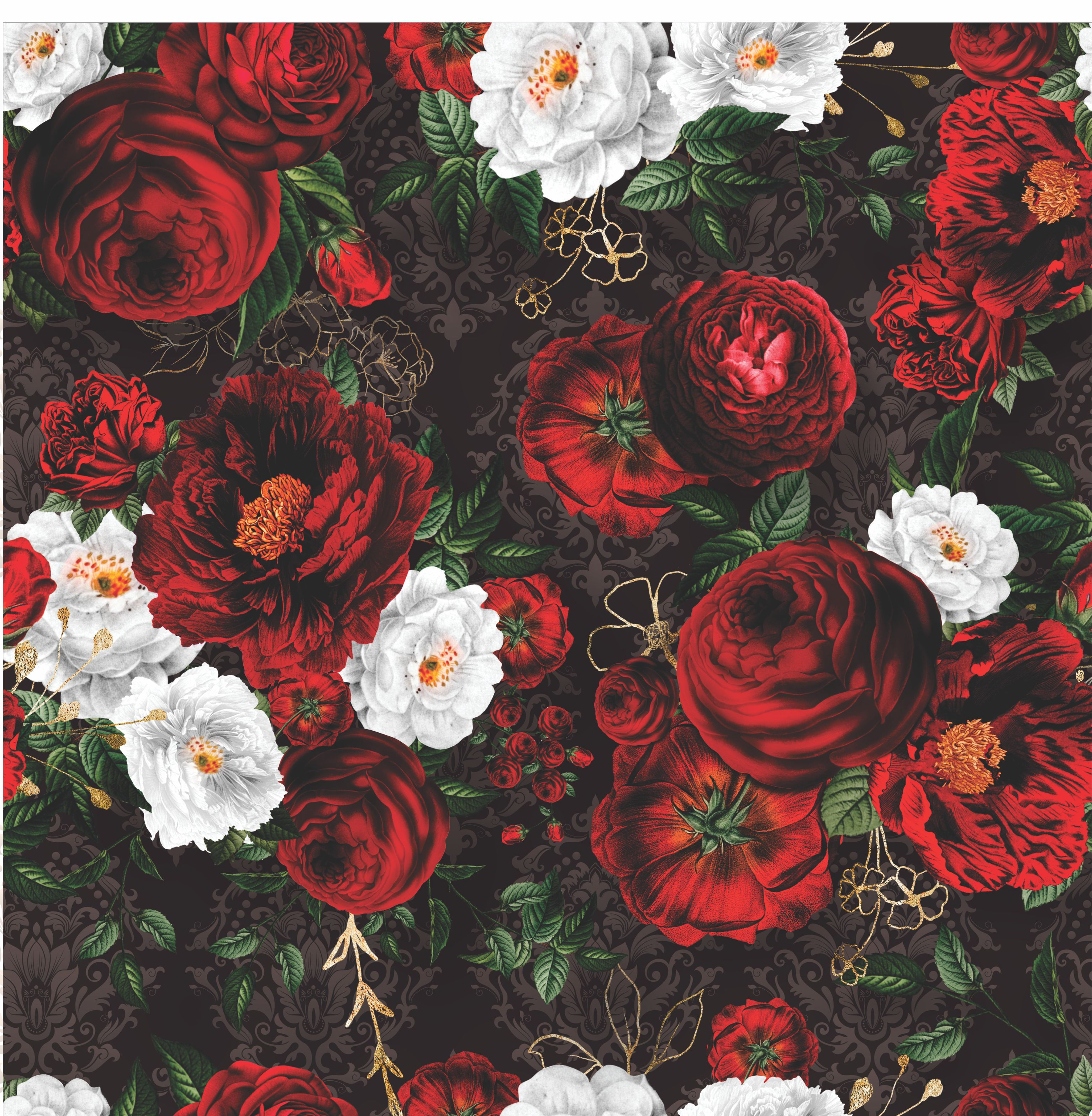 Roses are red black background 2024