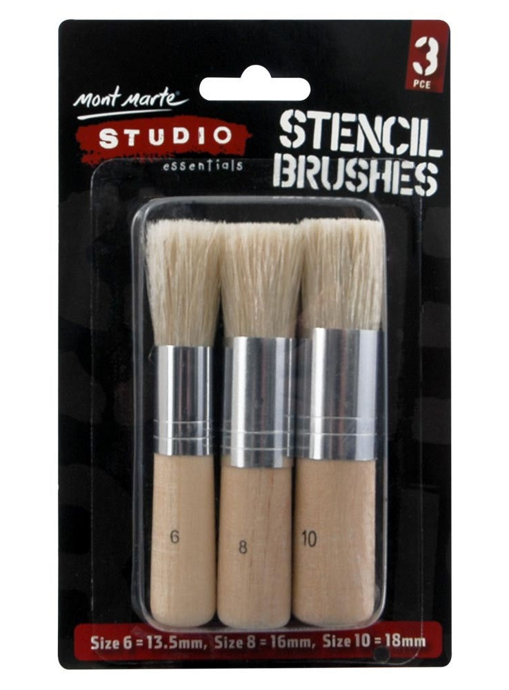Stencil Brush Set Stubby