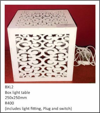 Box light 250x250mm