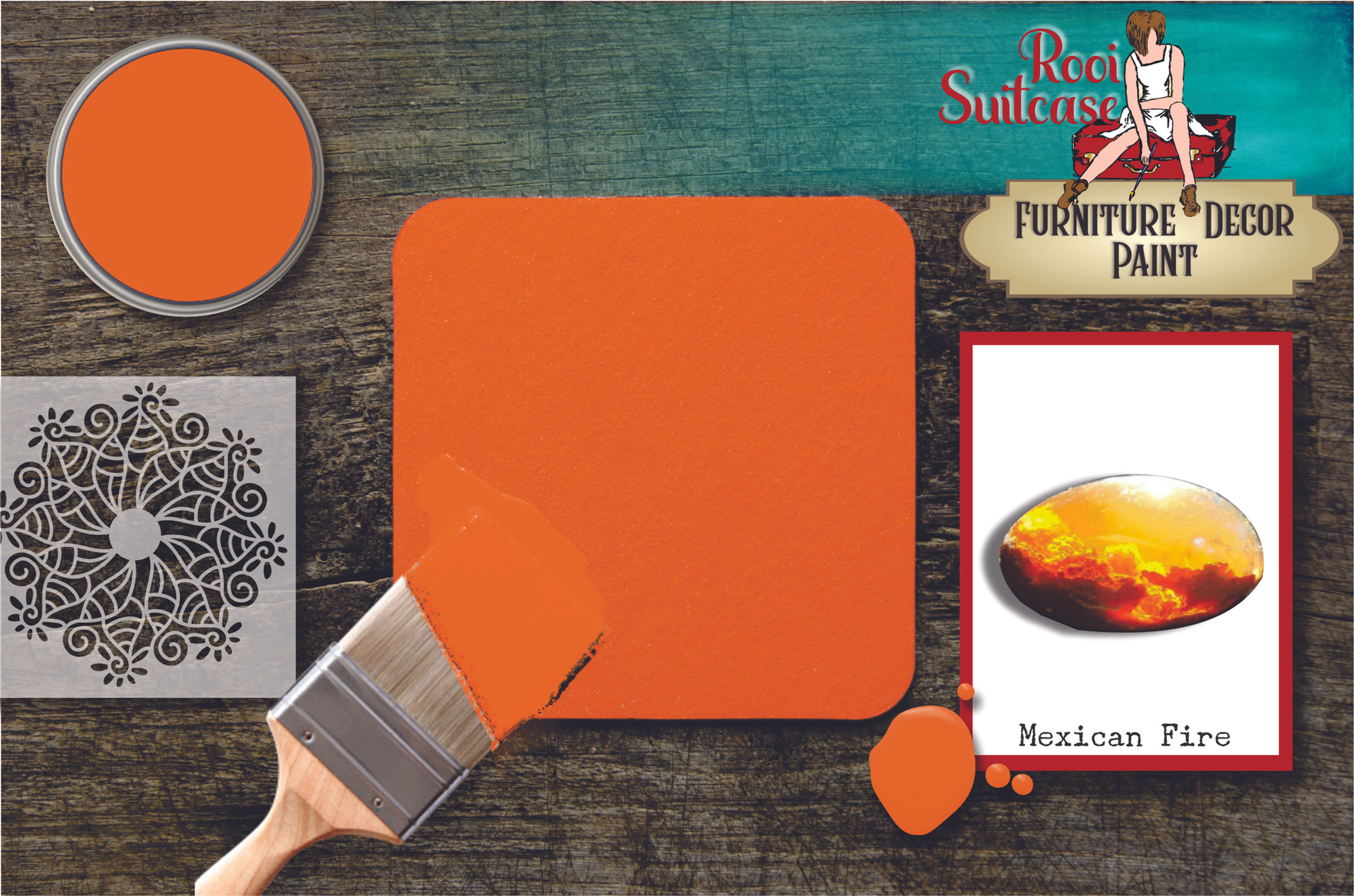 Furniture Decor Paint - Mexican Fire