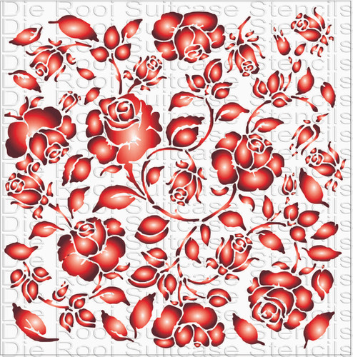 Rose Roop Design Rose vine | Die Rooi Suitcase