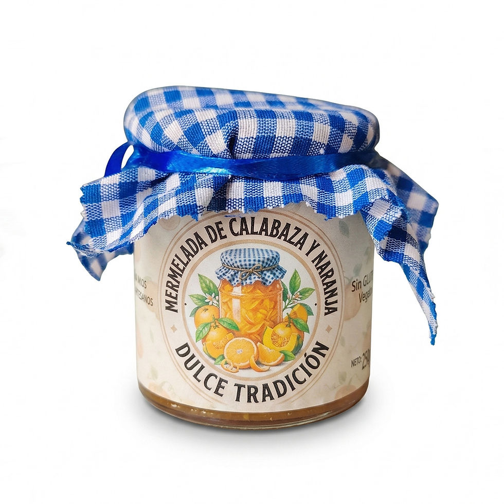 Miniatura: Mermelada de Calabaza y Naranja. 410 gr
