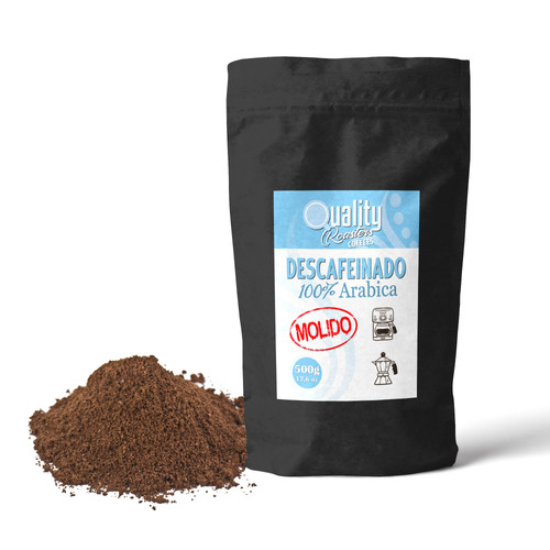 Café Molido. 100 Arabica. Descafeinado. Tueste medio