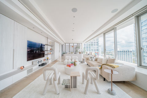 Luxury condominium interior photography in Singapore highlighting elegant design and premium living spaces