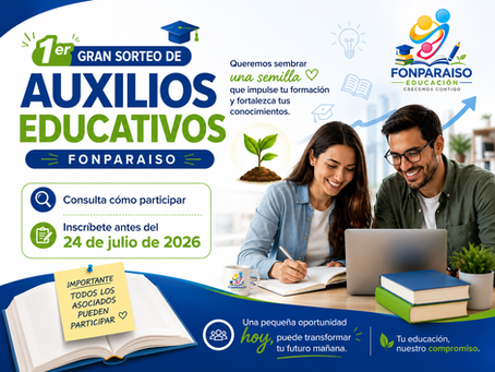 1ER SORTEO DE AUXILIOS EDUCATIVOS