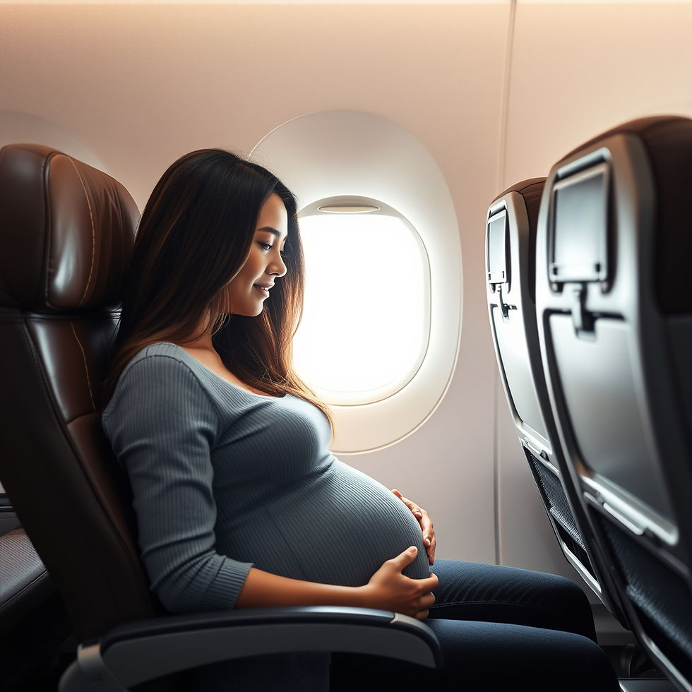 טיסה בהריון: מה חשוב באמת לדעת לפני שממריאות