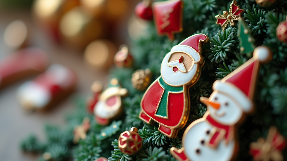 Celebrate Holidays with Festive Enamel Pins from PinfinityJA
