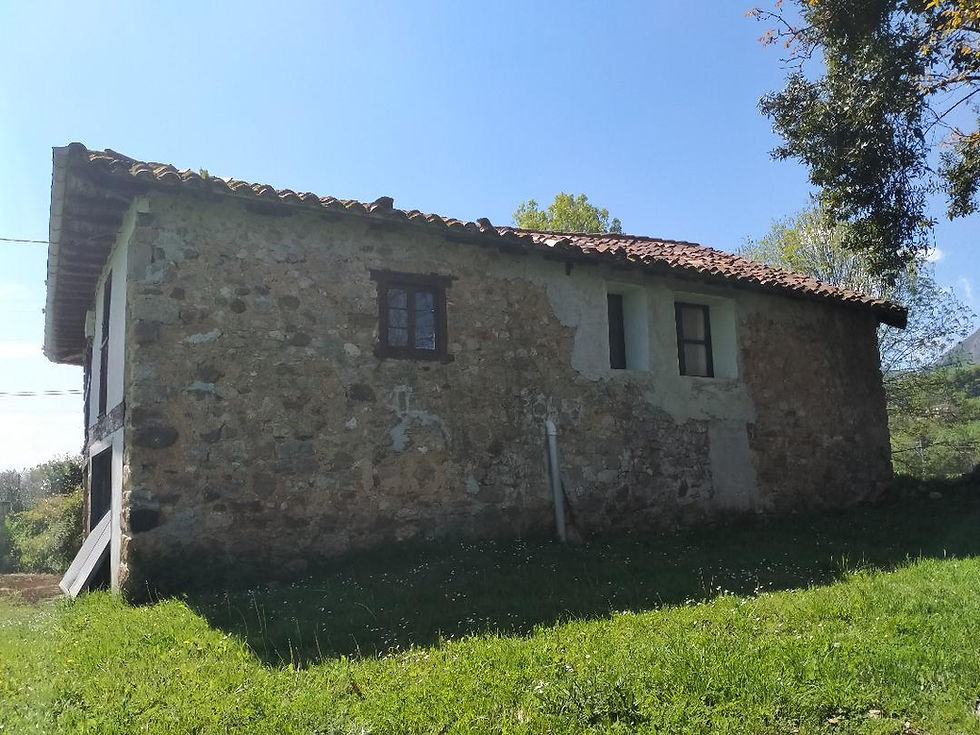 Fachada lateral. Estado inicial