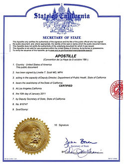 Apostille Services Birth,Marriage, Death Certificate