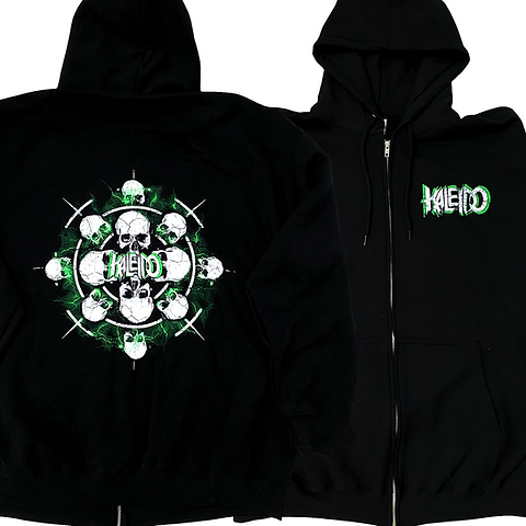 Green Skull Hoodie | Kaleido