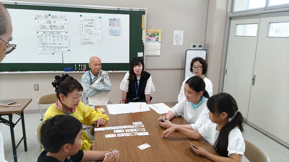 大久保地区の小学校コミセンで、体験会