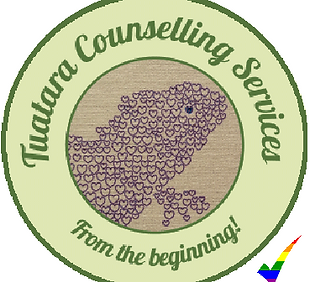 Logo + Tick - Tuatara Counselling Services, from the beginning.png