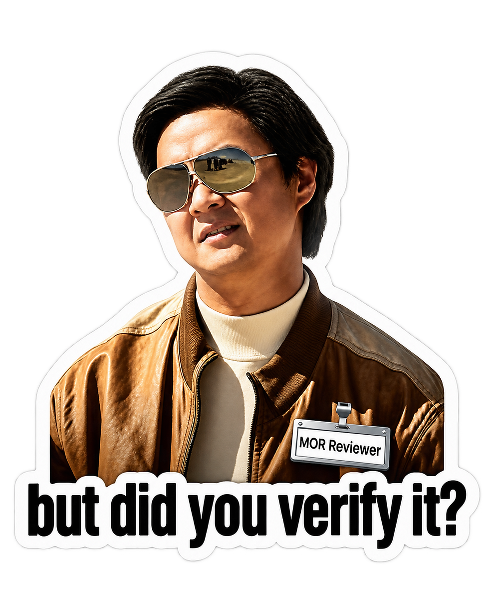 But did you verify it?