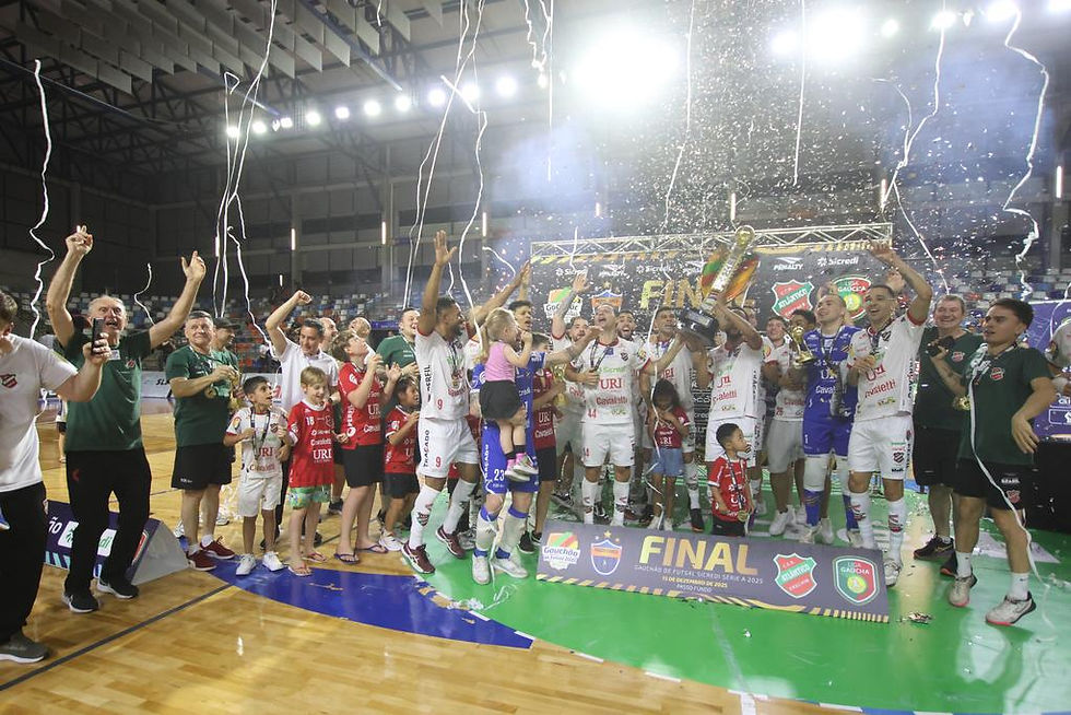 Atlântico goleia Passo Fundo e é hexacampeão Estadual