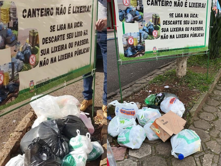 Descarte irregular de lixo será punido com rigor em Erechim