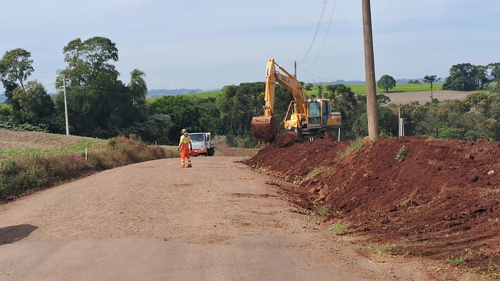 Obras de ligação asfáltica entre Entre Rios do Sul e Cruzaltense iniciam oficialmente