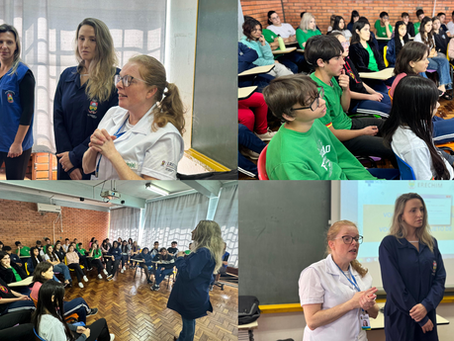 Educação e saúde juntos na prevenção: estudantes recebem palestra sobre gravidez na adolescência