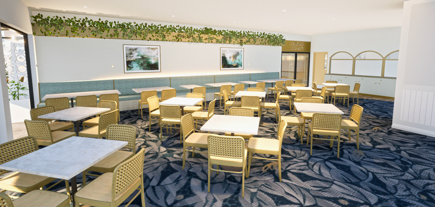 A render by Open Projects Group of The Queens Gladstone