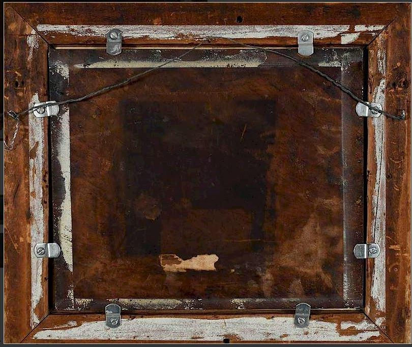 Miniature : Horse Portrait "A Replacement Horse" Charles Cooper Henderson Oil on Wood Panel