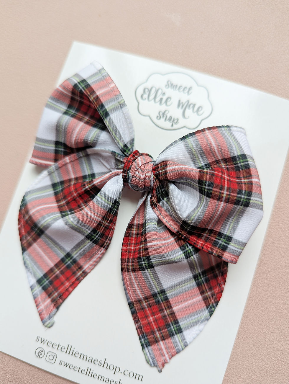 Thumbnail: Christmas Plaid  || Mini Party Bow