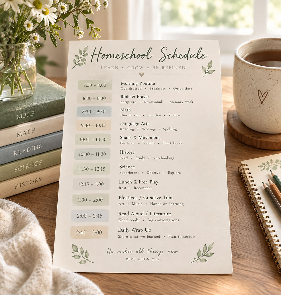 Confessions of a Homeschool Mom: Our Daily Routine - or lack there of...