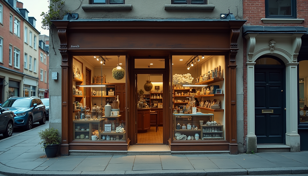 Small business storefront showcasing marketing effectiveness.