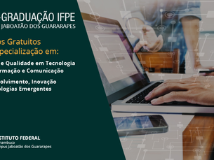IFPE Jaboatão lança edital para pós-graduação