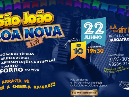 São João da Boa Nova será neste sábado (22)