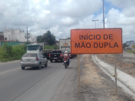 Com interdição de novo trecho, obras da BR-101 avançam