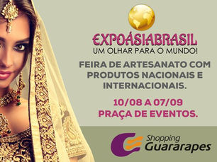 Expoásia acontece até 7 de setembro no Shopping Guararapes
