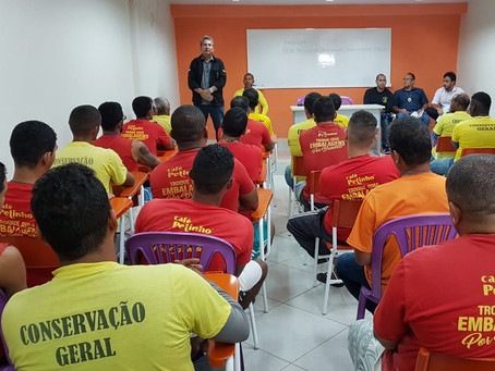 Detentos trabalhadores do Complexo do Curado participam do 1º ciclo de palestras