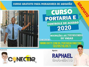 Projeto Conectar abre inscrições para o curso básico de Portaria e Controle de Acesso