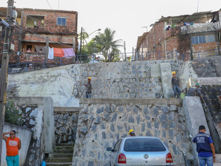 Jaboatão investe R$ 4,8 milhões em obras de contenção de encostas em área de alto risco