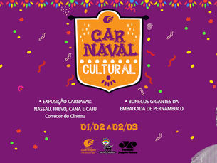 Exposição Carnaval e bonecos gigantes no Shopping Guararapes
