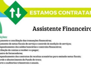 Rota dos Coqueiros abre vaga para Assistente Financeiro