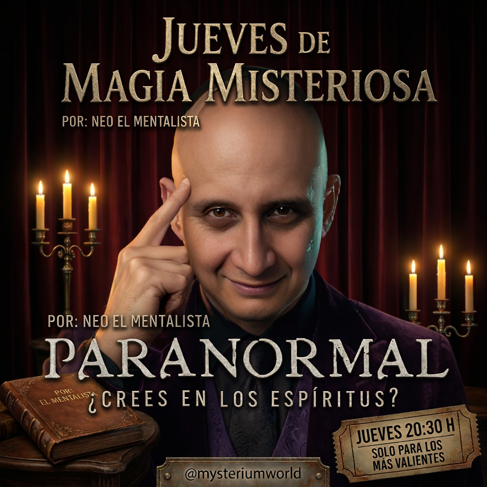 20:30 hrs | "Habilidad Extraordinaria " Neo "El Mentalista" | Show Mentalismo  
